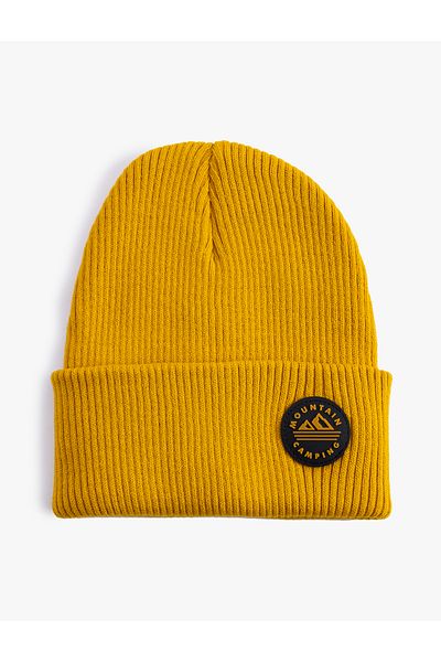 Koton Yellow Boy's Basic Beanie