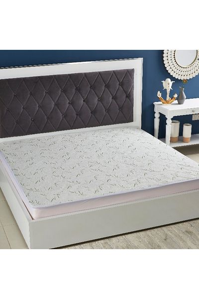 Home Box Bamboo Super King Size Mattress Protector - 200x200 cm