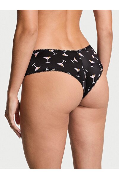 Victoria's Secret Baskılı Derin Bacak Kesim Cheeky Külot