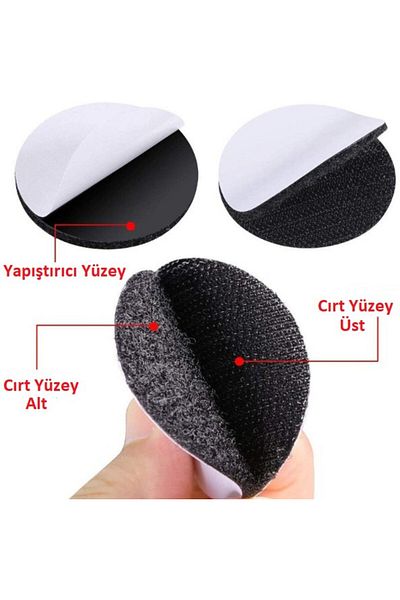 MR RZN STORE 10 Set Washable Carpet Rug Anti-slip Velcro