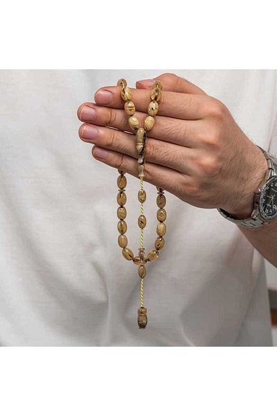 HARMAN سبحة صلاة عنبرية قابلة للضغط