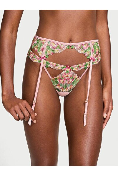 Victoria's Secret Zambak İşlemeli Jartiyer