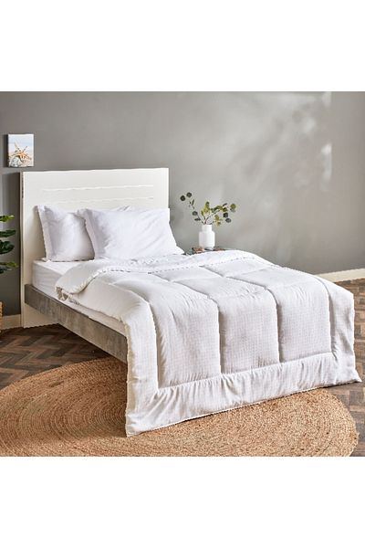 Home Box Cambridge Satin 3-Piece Twin Comforter Set - 160x220 cm