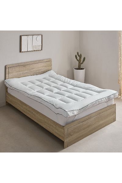 Home Box Opulent Luxe Satin Twin Mattress Topper - 120x200 cm