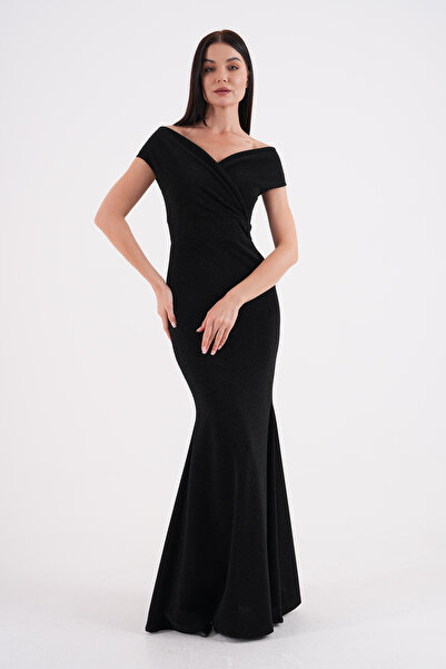 migi life LİKRALI FLOWERS KUMAŞ ŞIK VE KONFORLU BALIK ELBİSE