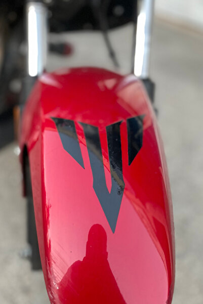 Banxtre Motor için Dekoratif Parlak Siyah MT Logo Sticker Etiket 15CMx12CM (1...