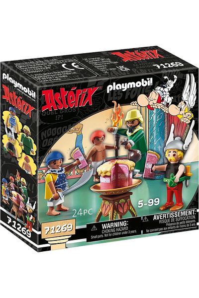 Playmobil Asterix 71269 Pyradonis' Toxic Cake, Asterix, Cleopatra's Condiment and Pyradonis