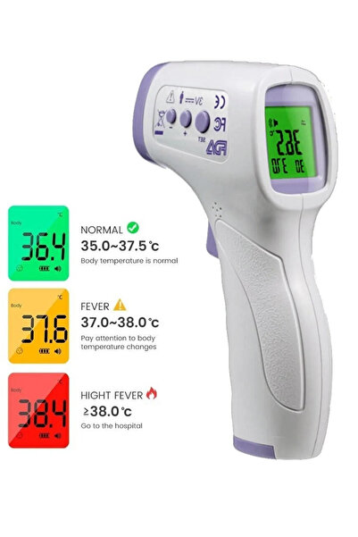 Lumieres Özel Üretim Kızılötesi Pilli Temassız Alın Boyun Bilek Hassas Ateş Ö...