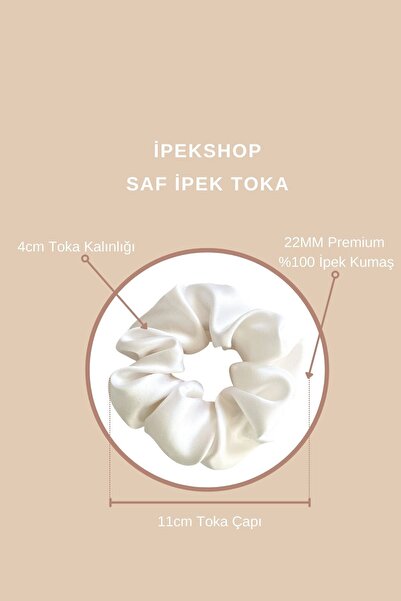 Pure Silk Buckle White Large