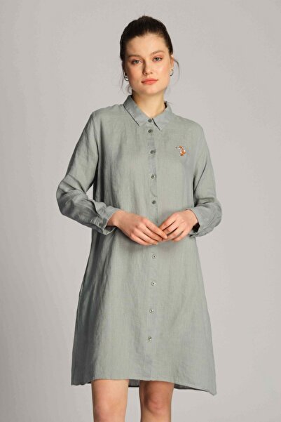 Ruck & Maul Yeşil Kadın Elbise