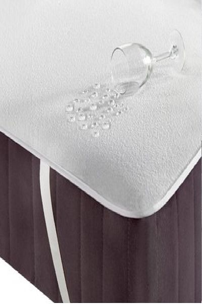 Evony Double Liquid Proof Mattress Cover 150x200 Cm Cotton Mattress Protector Mattress Cover