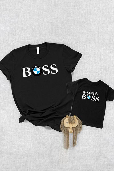 Tshirthane BMW Boss Mini Father Son Girl - Τιμή Μονού Εμπορεύματος, 2 Τεμάχια σε Καλάθι