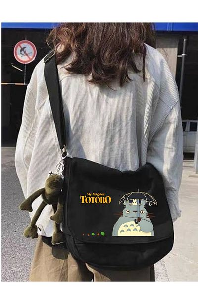 Cemira Totoro Y2k My Neighbor Anime Messenger Bag - Unisex Street and School Agriculture