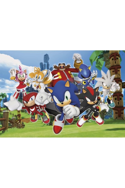 Genel Markalar 27159 Sonic Supercolor Puzzle 104 Parça