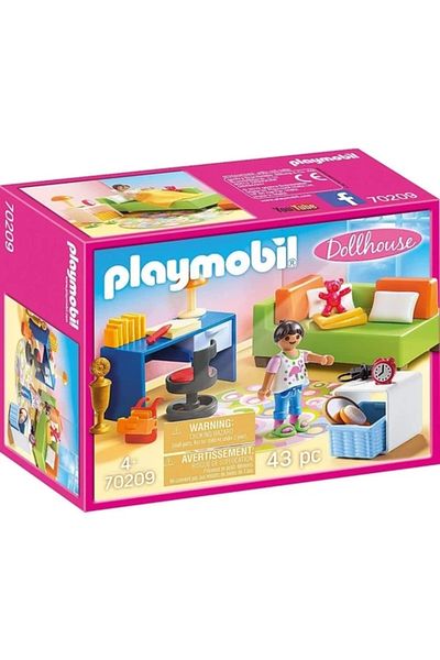 Playmobil 70209 Children's Room With Sofa Bed
