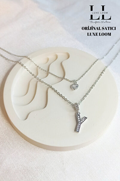 Luxe Loom Zarafetin Işıltısı Kadın Kararmayan Çelik Gümüş Renk Zirkon Taşlı K...