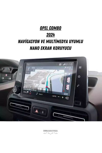 UniqAnatolia Opel Combo 10 Inch 2024 Navigation and Multimedia Compatible Nano Screen Protector