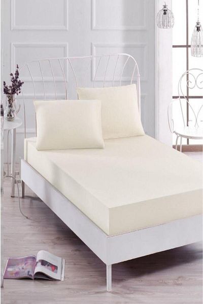 Bebesi Double Towel Sheet Set Color Cream 150x200 Cm