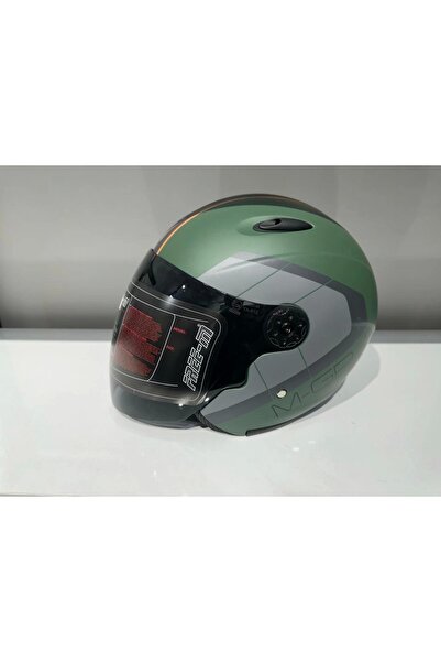 Free-M KASK FREE-M 601 ÇENESİZ MAT YEŞİL