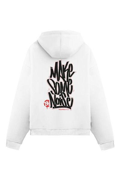 Mounte Bianca Unisex Make Some Noise - Κανονική κουκούλα
