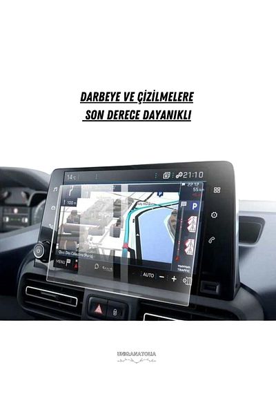 UniqAnatolia Opel Combo 10 Inch 2024 Navigation and Multimedia Compatible Nano Screen Protector