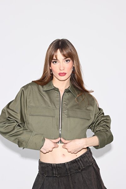 The One Shine Haki Ceket Gömlek