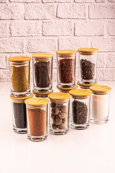 Bambum Lella 12'li Vakumlu Baharatlık Seti