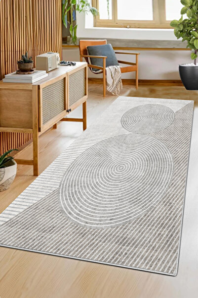 Chilai Home Used Ekru Dekoratif Halı Dikdörtgen Djth