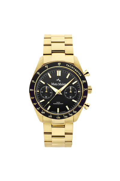 Mats Meier Arosa Racing herren Uhr Gold MM50007