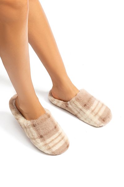 Twigy Darlene Beige Women's House Slippers - Size 36/41
