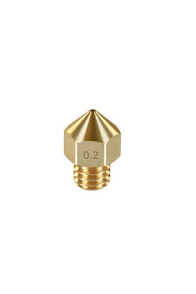 Koodmax - 10 Adet Nozzle - 3d Yazıcı Makerbot Mk8 Extruder 1.75mm/ 0.2mm Nozu...