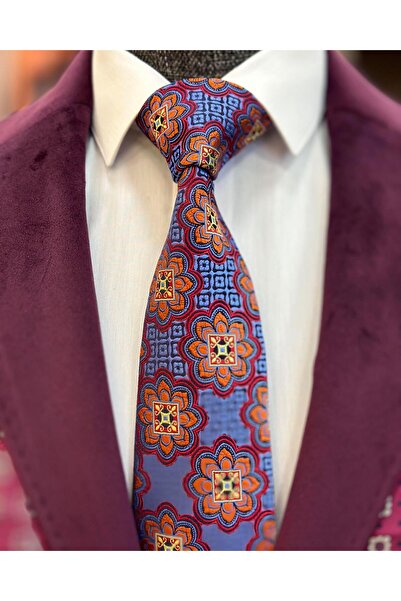 TerziAdemAltun İtalyan stil kadife erkek tek ceket bordo T11044