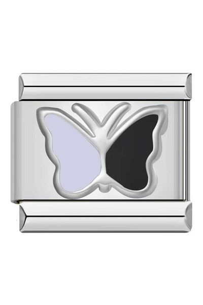 stainles steel Italian Charm Butterfly