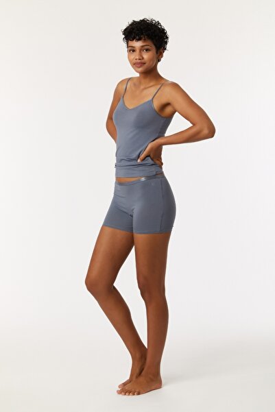 Woody 3-пакет жіночих боксерів-Wso - 180-темно-сірий