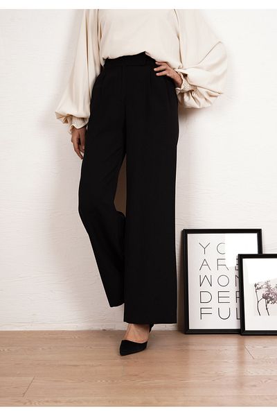 KAMİL KESKİN PLEATED CREPE PANT