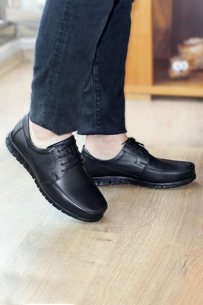 Mefa Shoes Deri Bağcıklı Klasik Erkek Ayakkabısı