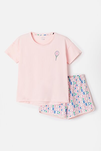 Woody Пижама за момиче 2-8 години - Ypd - 406 - Розова