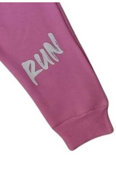 coppa kids 9 Years Old Girl-Boy Seasonal Suit - Run Printed, Pink, 3 String Set