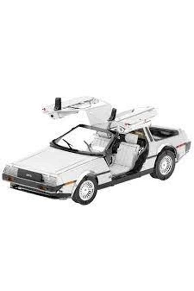 DIY 3D Metal Puzzle - Delorean Time Machine and Puzzle Model Building Set