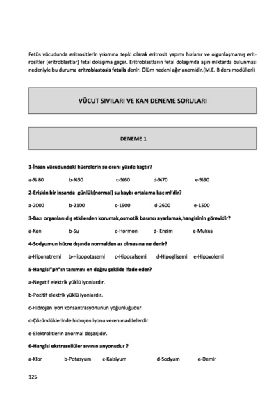 Bedray Yayınevi Anatomi Ve Fizyoloji Özet Konu Anlatımlı Soru Bankası / Uzm. Öğr. Ayla Karatay Can / 2020 Baskı