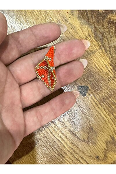 Gönülden Tasarım EL YAPIMI MİYUKİ KOLYE UCU DELİCİA KOLYE UCU 3X2 CM Kırmızı
