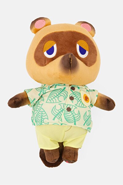 Simba ألعاب توم نوك الناعمة من Animal Crossing مقاس 25 سم، مجموعة بني/أخضر