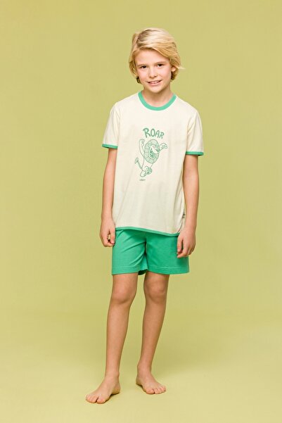 Woody 10-16 Years Boy's Pajamas-Psu - 131-Ecru