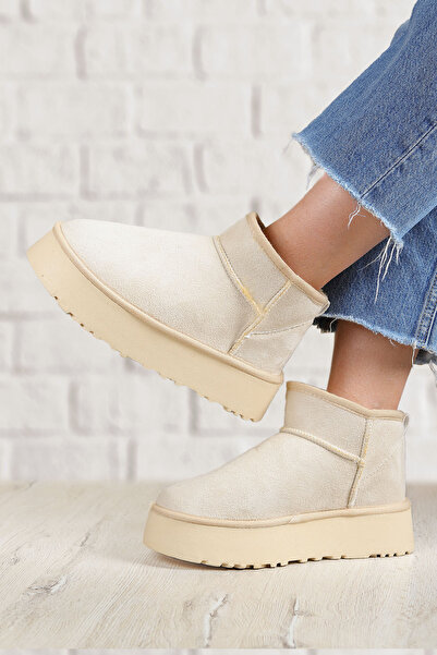 Vojo Ug Model Γυναικείες Μπότες - Με Χοντρή Σόλα και Γούνα