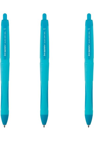 STOREMAX Ysstorex Gel Pen Berry 07 Turquoise Set of 3 Starcolxollection 655141
