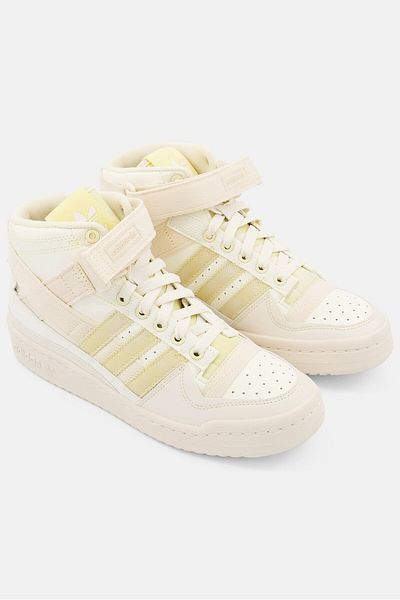 Adidas Originals Beige Men's Sports Shoes - Forum Mid Parley Lace-Up
