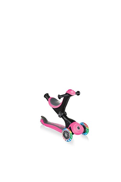 Globber Go Up Deluxe Işıklı Scooter - Pembe