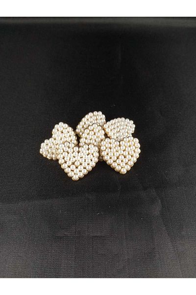 KULMAÇ AKSESUAR 6-Piece Series Heart and Pearl Button