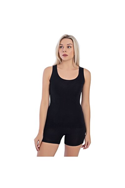 Newteam قميص رياضي نسائي من الخيزران بحزام سميك