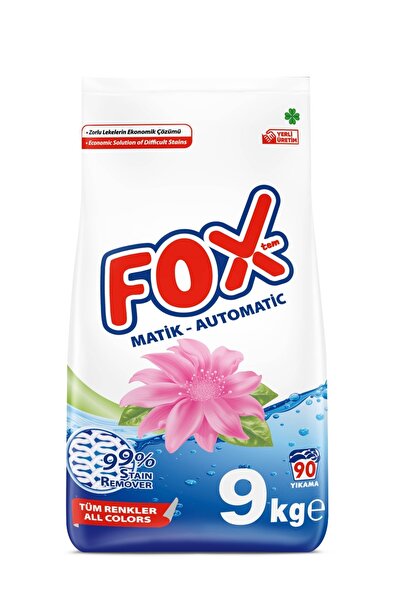 Foxtem Matik Toz Deterjan Beyazlar İçin Derinlemesine Temizlik 9KG